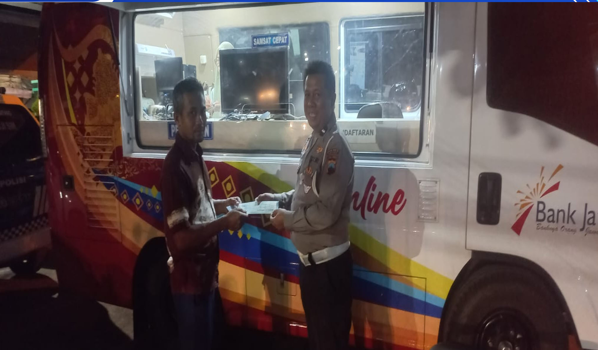 Sat Lantas Polres Batang Gelar Samsat Malam, Permudah Warga Bayar Pajak Kendaraan